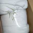 Queen Size Mattress Topper Viscose Derived from Bamboo, Soft Thick Pillow Top Mattress Pad Cover for Back Pain, Cooling Mattress Protector with 8-21 Inch Deep Pocket, White