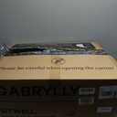 GABRYLLY Ergonomic Office Chair with Footrest, 135 Reclining Desk Chair with Adjustable Lumbar Support,3D Armrest,Headrest & Large Steel Base, 300LBS Heavy Duty Mesh Chair (Onyx Black)