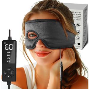 Stye Eye Treatment Heated Eye Mask - Eye Stye Remover, Warm Compress for Eyes, Moist Heat Eye Compress for Stye and Blepharitis Relief, Eye Heating Pad for Chalazion Treatment