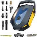 50PSI Electric Paddle Board, Dual Motor SUP Air Pump for Inflation and Deflation,Multifunctional Auto-Off Sup Inflator Pump Electric for Stand Up Paddle Boards,Cars,Air Mattress, etc.