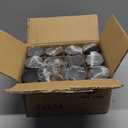 2 oz Glass Jars with Lids, Hoa Kinh 24 Pack Air Tight Leak Proof Small Clear Transparent Cosmetic Glass Jars - White Inner Seal Lid for Handmade Lotions, Creams, Body Butter, Candle, Crafts Storage