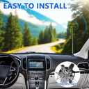 Car Radio Antenna Magnetic Base Car Antenna Replacement, Vehicle Telescopic Double Single Din Stereo Replacement Antennas for Cars Truck SUV Head Unit CD Media Receiver Player Audio HD Tuner