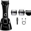 TEGH Mens Beard & Hair Grooming Trimmer Cordless Electric Beard & Hair Trimmer for Men, Rechargeable Waterproof Design with Adjustable Guards