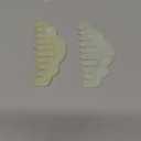 2pcs Jade Head Therapy Massage Comb, Hair Comb Scalp Massager, Jade Massager for Scalp Care