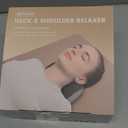 Heated Neck Stretcher Neck and Shoulder Cervical Traction Device Neck Pillow Grey Medium