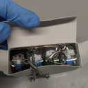 4 Pcs Keyboard Adult Fidget Toy Clicker Toy 4-in-1 Keyboard Fidget Keychain Cube Mechanical Key Button Clicker Stress Relief Gift for Office School Home to Pass The Time(Transparent Color)