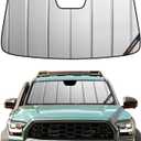 Pigenius Windshield Sunshade for Toyota Tacoma 2024-2026 Without Factory Dashcam, Front Window Sun Shade - Safeguard