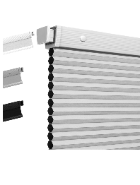 Boolegon No Drill Cellular Shades for Indoor Windows,Thermal Insulating & Noise Reducing Honeycomb Blinds,Cordless Free Stop Blinds Easy to Install,31" W x 48" H,Light Filtering White