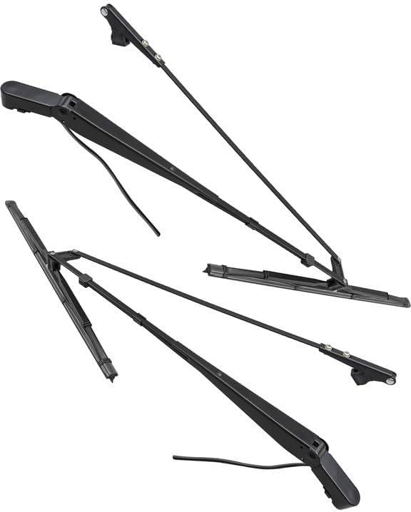 1 Pair Windshield Wiper Arms Replace R23-1035-22 R23-1035-23 Fit for Kenworth T600 T600A T800 W900 1985-2015 for Front Right Passenger and Left Driver Side
