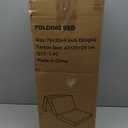 Kingfun Foldable Mattress 4 Inch Folding Mattress Tri-fold Gel Memory Foam Breathable with Storage Bag, Portable Floor Guest Bed Soft for Sleeping Camping, Gray, Single Size