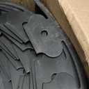 Garden Edging，40ft Landscape Edging with 40 Spikes for Lawn 2 Inch Tall(Black, 40FT)
