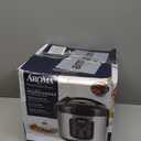 AROMA Digital Rice Cooker, 4-Cup (Uncooked) / 8-Cup (Cooked), Steamer, Grain Cooker, Multicooker, 2 Qt, Stainless Steel Exterior, ARC-914SBD