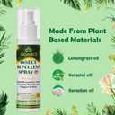Mosquito Repellent Spray for Body, Natural Bug Spray Travel Size, Plant-Based Ingredients, DEET-Free, Insect Repellent Spray for Skin 4 Fl Oz, 2 Pack
