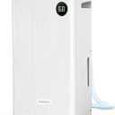 4500 Sq.Ft Dehumidifier with Drain Hose Max 80 Pint, Automatic Defrosting, Intelligent Humidity Control with 24HR Timer, Smart Quiet Dehumidifier, for Basement, Bathroom, Bedroom, Home, White
