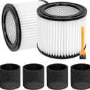 2 Pack 90398 Replacement Filter Compatible with Shop Vac 903-98 90398 9039800 903-98-00 Type AA Cartridge Vacuum Filter Fits Most Shop Vac 4 Gallon and Less Wet/Dry Vacuum