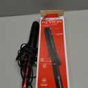 REVLON SmoothStay Coconut Oil Infused Hair Curling Iron - Barrel Curling Iron 1  Inch for Loose Curls, Shinier, Visibly Smoother Hair (1  in) (Black)