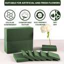 Ortarco 3 Pack Floral Foam Blocks (5.5" x 3.1" x 1.7") Wet and Dry Flower Foam for Flower Arrangements Supplies, Flower Foam Blocks for Fresh or Artificial Flowers in Art, Crafts and DIY Decorations