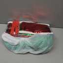 REGTEB 4 Pack Christmas Party Decorations Backdrop Foil Fringe Curtains 3.3 x 8.3 FT Red Green Tinsel Curtain Party Photo Backdrop Streamers for Birthday Xmas Holiday Party Decor Indoor