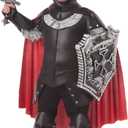 Boys The Black Knight Costume (Medium)