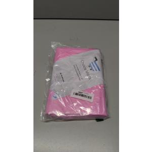 Merchandise Bags Pastel Pink 100 Bags 9"x12" Extra Thick 1.5Mil Glossy Bags With Handles