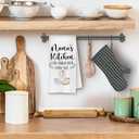 2 x ChenCraty Nana Baking Kitchen Towels, for Nana Grandma Dish Tea Towels for Kitchen Bakery Decor, Grandma Birthday Gifts from Grandkids Decorative Hand Towels, 16x24 Inch