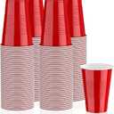 Lilymicky 240 Pack 16 oz Disposable Plastic Cups, Red Party Plastic Cups for Parties, Picnics and BBQ