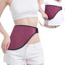 Ostomy Support Belt, Ostomy Supplies, Invisible Belt for Ostomy Bag, Inner Pocket to Hold Ostomy Pouch for Men & Women, Colostomy Ostomy Bag Covers for Daily Life,Ostomy Wrap for Sport Swimming-M Red