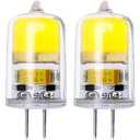 G4 LED Bulb, 12V JC G4 Bi Pin Bulb, G4 20W 30W Halogen Bulb Replacement,Daylight White 6000K 12V Dimmable 4-Pack