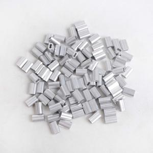 1/16 Cable Ferrule 100PCS, Aluminum Crimping Loop Sleeve for Wire Rope
