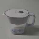 Brita Small 6 Cup Denali Water Filter Pitcher with 1 Brita Standard Filter, Made Without BPA, Bright White