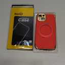 COOLQO for iPhone 14 Case 6.1'' Upgraded 360 Spin Magnetic Stand [Compatible with Magsafe][Military Grade Drop Protection] Shockproof Protective Phone Holder Cover for iPhone 14, Red Gold