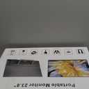 Prechen 23.8" 200hz Portable Touchscreen Monitor 99% sRGB VA FHD 1080P, VESA, Built-in Speaker, w/ 90°Adjustable Stand USB-C HDMI External Second Touch Screen Display for Laptop/ PC/ Phone