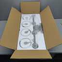 WILON 4-Light Bathroom Vanity Light, Brushed Nickel Bathroom Light, Modern Lighting Fixtures Over Mirror, Wall Lamps with E26 Base, Vanity Lights for Kitchen Living Room Hallway Cabinet Porch