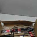 COSITA Pitch Fork for Garden, Wide Pitchfork with 10 Metal Tines, Heavy Duty Garden Fork with Fiberglass Handle 44-Inches, Chicken Coop Pitchforks for Manure, Mulching, Composting, Red