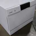 COMFEE Portable Mini Dishwasher, Energy Star, Countertop, 6 Place Settings, with 8 Washing Programs, Speed, Baby-Care, ECO& Glass, Dish Washer for Dorm, RV& Apartment, White