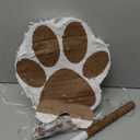 Small Dog Paw Piata Puppy Birthday Party Supplies Animal Themed Birthday Piata with Blindfold Bat Confetti for Pet Cow Themed Party Baby Shower Decorations Favors(Coffee)
