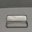 6 Pcs Tin Pencil Case Metal Pencil Case Empty Hinged Stainless Steel Box Rectangular for Brushes Crayon