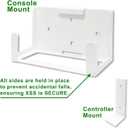 Wall Mount for Xbox Series S (Mount The Console & Accessories on Wall Near or Behind TV Left/Right), Wall Shelf Bracket Kit for XSS System