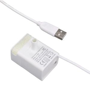 JY-830 Replacement Pump for Pet Water Fountain, Small USB Interface Cat Water Fountain Motor Compatible with 2.2L/74oz 3.2L/108oz 4L/135oz 7L/236oz Stainless Steel Dog Fountains