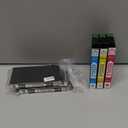 Reluen 5-Pack 822XL Printer Cartridges  High Capacity Replacement Set (2 Black, 3 Color) Compatible with WF-3820 / WF-4830 / WF-3823 / WF-4820 / WF-4833 / WF-4834 Printers