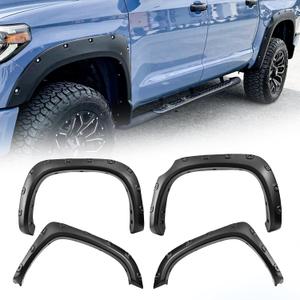 KAX Fender Flare Kit,Including Hardware, Compatible with Toyota 2014-2021 Tundra, 4 PCS Style Wheel Fender Flares