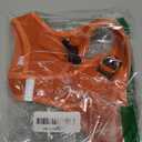 Best Pet Supplies Voyager Step-in Air Harness - All Weather Mesh, Reflective, No Pull Harness for Dogs, Cats - Secure with Hook & Loop Fastener, Buckle, Double D-Rings - Orange, L (L (Chest: 18 - 20.5"))