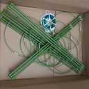 4 Pack Tomato Cage, 18 inches Plant Support Cages for Garden, Upgrade Garden Plant Stakes with Adjustable Rings, Plants Trellis for Tomato, Flower, Climbing Plants, with Twist Tie