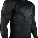 Men's Padded Football Protective Gear Set Training Suit for Soccer Basketball Paintball Rib Protector L