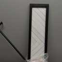 Autumn Alley White Farmhouse Towel Rack Holder Wall Mounted for Bathroom, Laundry Room in Unique Shiplap Design  Rustic Distressed Wood Towel Rack, Modern Matte Black Rod