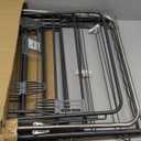 Clothes Drying Rack, Foldable 2-Level Laundry Racks for Drying Clothes Rack,Stainless Steel Drying Rack Clothing Collapsible for Indoor Outdoor,with Height-Adjustable Wings,33 Drying Rails,Gray (Large)