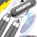 Can Opener, No-Trouble-Lid-Lift Manual Handheld Can Opener with Magnet, Smooth Edge Safe Cut for Beer/Tin/Bottle, Big Turning Knob Anti-Slip Handle Good for Seniors with Arthritis (Gray)