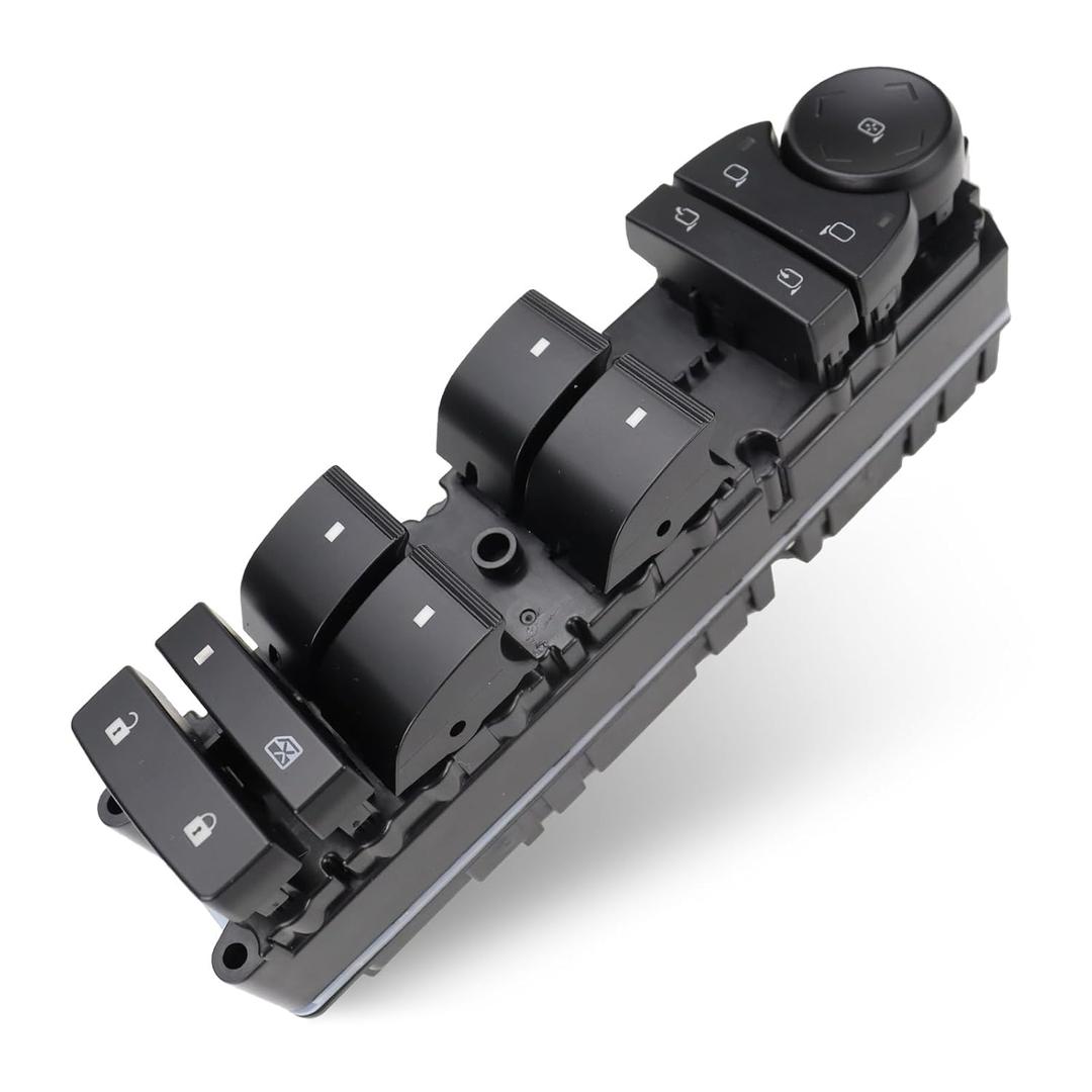 20835553AD Driver Side Master Power Window Switch Compatible with Chevy Tahoe Avalanche Suburban Silverado 1500 2500 3500 2011-2013 (Fit for Silverado 2011-2013)