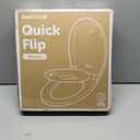 Jool Baby Quick Flip Toilet Seat with Built-in Potty & Splash Guard for Toddler Training, Slow Close (Round)