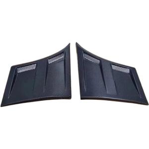 Carbon Fiber FRP Unpainted Material Front Side Fenders Air Vents Car Styling Compatible for Mustang 15-17(FRP)